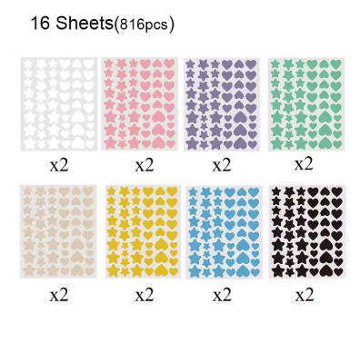 7/10/14Pcs Colorful Star Acne Patch Improve Women Skin Hydrocolloid Acne Tool Invisible Acne Cover Pimple Patch Skin Care Tools