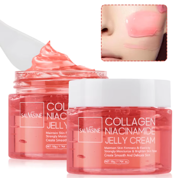 24h Glow & Lifted Collagen Jelly Cream Niacinamide And Hydrolyzed Collagen Strengthen The Skin Barrier And Moisturize The Skin