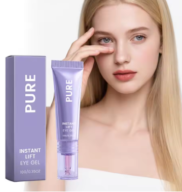 PURE Eye Gel Cream Instant Lifting Firming Moisturizing Collagen Essence Anti Wrinkle Eye Bags Removal Eye Massager Skincare
