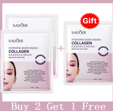 Collagen Anti Wrinkle Facial Mask Anti Aging Fade Fine Lines Firm Skin Moisturizing Brightening Smooth SkinCare Korean Cosmetics