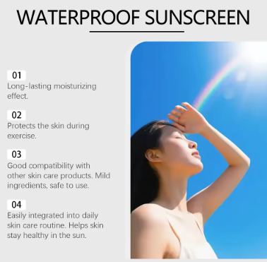 Beef Tallow Sunblock SPF 50 All-in-One Nourishing Body Protection Cream UV Shield Moisturizing Nourishing Sun Block Cream