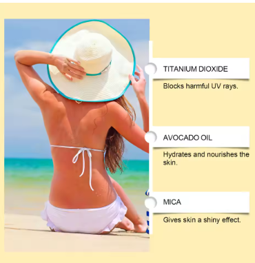 Facial Shiny Protection Sunscreen Spray SPF40+ Non-Sticky UV Isolation Anti-Oxidation Moisturizing Body Sunblock for Face Skin