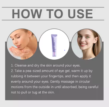PURE Eye Gel Cream Instant Lifting Firming Moisturizing Collagen Essence Anti Wrinkle Eye Bags Removal Eye Massager Skincare