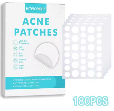 portableHydrocolloid Pimple Acne Patches Non-Irritating Invisible Spot Cover Stickers 180/360/720Pcs for Teen Skincare Routine