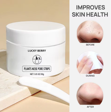 Lightweight and non-greasy, deep cleansing pores to remove acne and blackheads, milky mud mask with free non-woven fabric inside