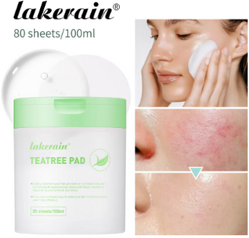 Makeup Cotton Pad Teatree Pad Facial Toner Soothing Cotton Pad Calm Sensitive Skin Mild Texture Cotton Pad