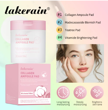 Makeup Cotton Pad Teatree Pad Facial Toner Soothing Cotton Pad Calm Sensitive Skin Mild Texture Cotton Pad