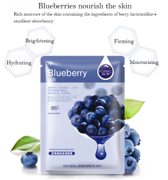 30pcs Fresh Fruits Facial Masks Face skincare Moisturizing Firming Hydrating Korean Face Mask Facial Skin Care Prodcuts