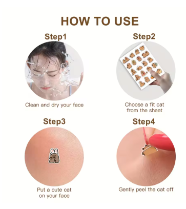 Capybara Shaped Pimple Patches, Facial Cover - Fragrance-Free, Paraben-Unisex Adult, All Skin Types Compatible, Skin Care Patch,