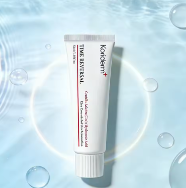 Koriderm Time Reversal Cica Cream Centella Asiatica & Hyaluronic Acid Anti Oxidative, Brightening, Firming for All Skin Types