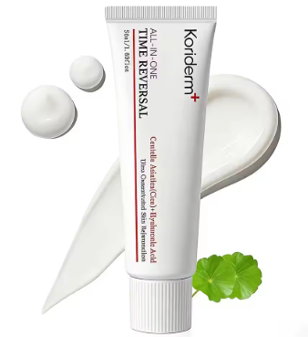 Koriderm Time Reversal Cica Cream Centella Asiatica & Hyaluronic Acid Anti Oxidative, Brightening, Firming for All Skin Types