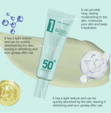 Anti Sun Cream SPF50 UV Defense Broad Spectrum Sunlight Protection Reduce Redness Hydrating Waterproof Prevent Sunburn Sunscreen