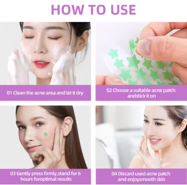 7/10/14Pcs Colorful Star Acne Patch Improve Women Skin Hydrocolloid Acne Tool Invisible Acne Cover Pimple Patch Skin Care Tools