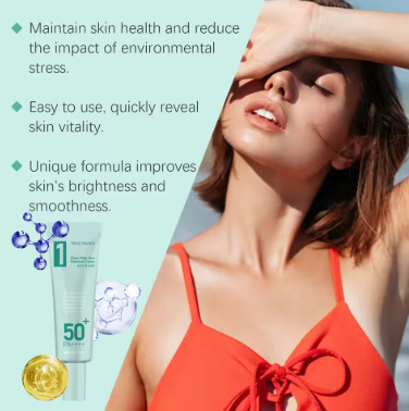 Anti Sun Cream SPF50 UV Defense Broad Spectrum Sunlight Protection Reduce Redness Hydrating Waterproof Prevent Sunburn Sunscreen