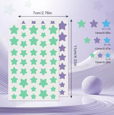 7/10/14Pcs Colorful Star Acne Patch Improve Women Skin Hydrocolloid Acne Tool Invisible Acne Cover Pimple Patch Skin Care Tools