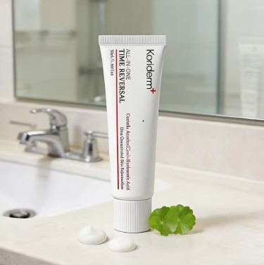 Koriderm Time Reversal Cica Cream Centella Asiatica & Hyaluronic Acid Anti Oxidative, Brightening, Firming for All Skin Types