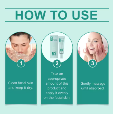 Anti Sun Cream SPF50 UV Defense Broad Spectrum Sunlight Protection Reduce Redness Hydrating Waterproof Prevent Sunburn Sunscreen