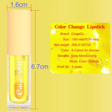 Fruit-flavored colored lip gloss, lip oil, moisturizing and hydrating plump lipstick, nourishing lip balm.