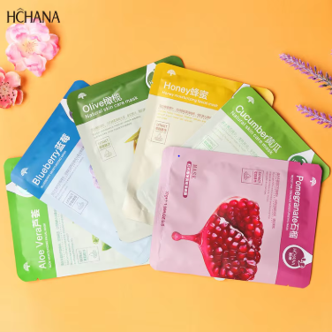 30pcs Fresh Fruits Facial Masks Face skincare Moisturizing Firming Hydrating Korean Face Mask Facial Skin Care Prodcuts